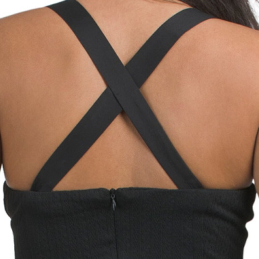 AVEC LES FILLES Drop Waist Bubble Mini Dress - Picture 6 of 6